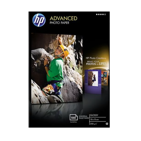 Фотобумага HP Q8692A A3, 250 г/м2, 100 л., покрытие - глянцевое