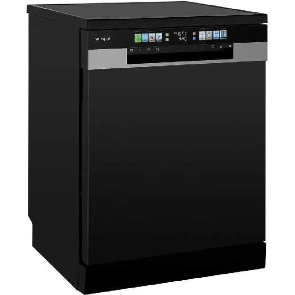 Встраиваемая посудомоечная машина Weissgauff DW 6140 Inverter Real Touch AutoOpen полноразмерная, черный
